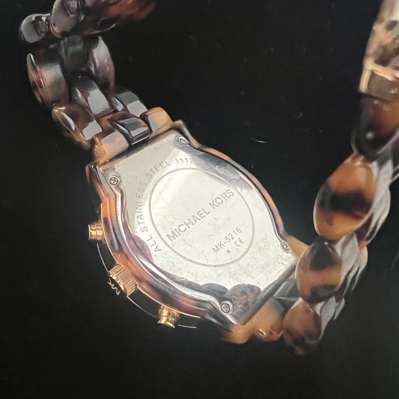 Michael Kors Oversized Tortoise MK5216 Wrist Watch for Women main image 5